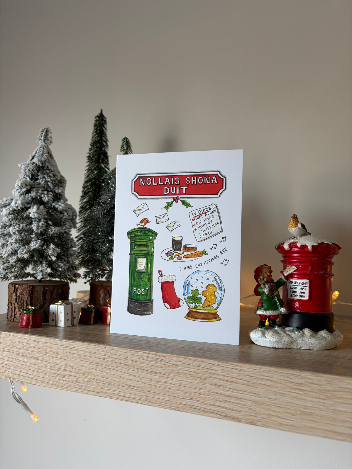 13. Christmas card, It was Christmas Eve