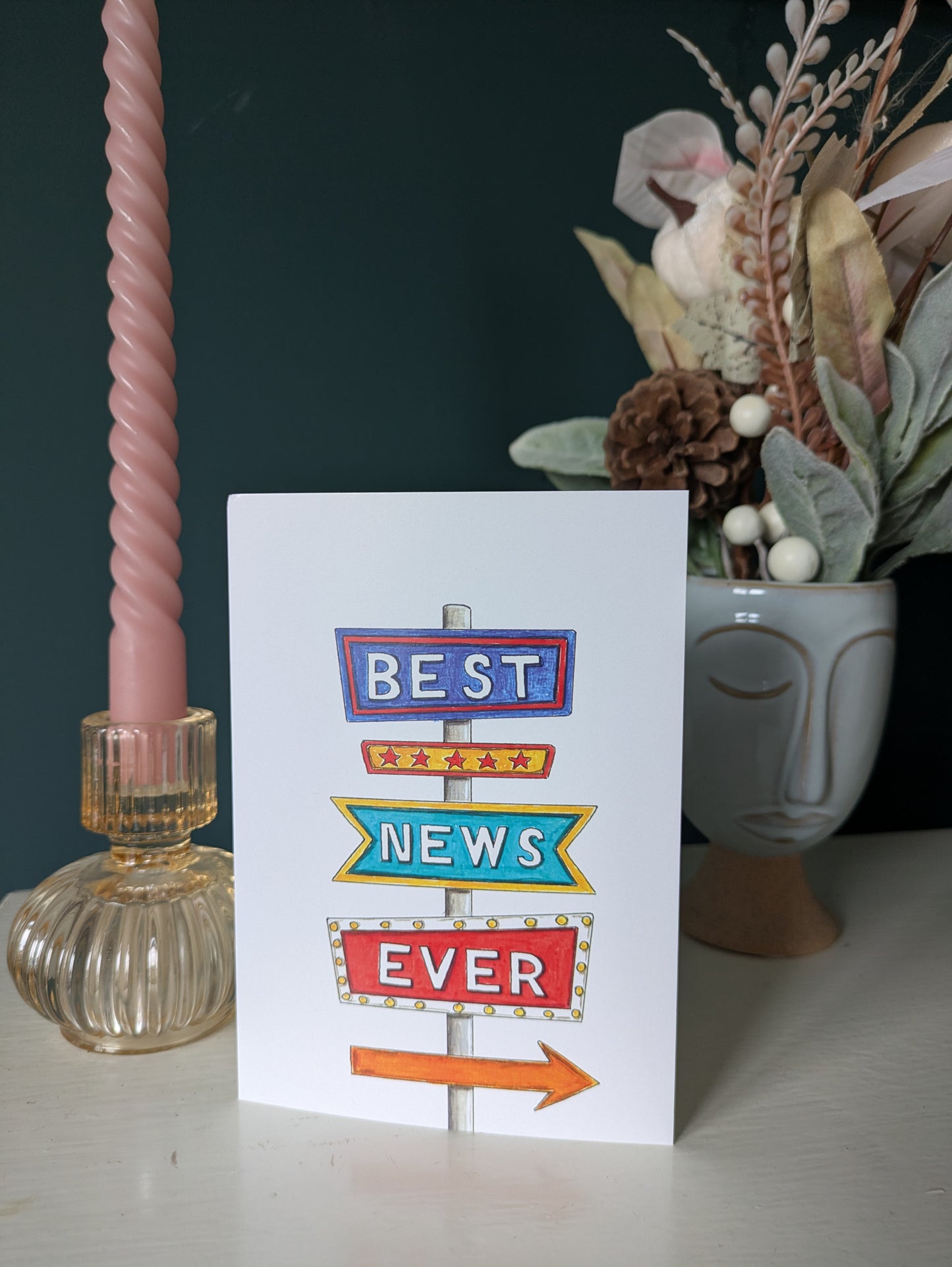 Greeting card, Best news ever
