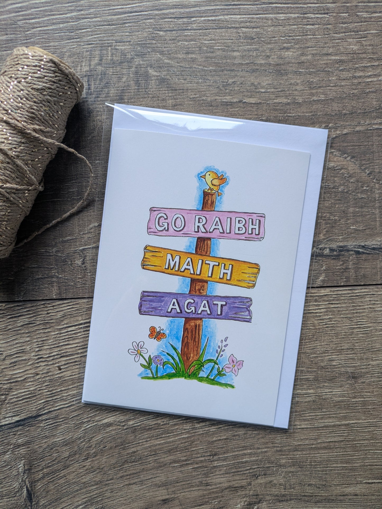 Greeting card, Go raibh maith agat