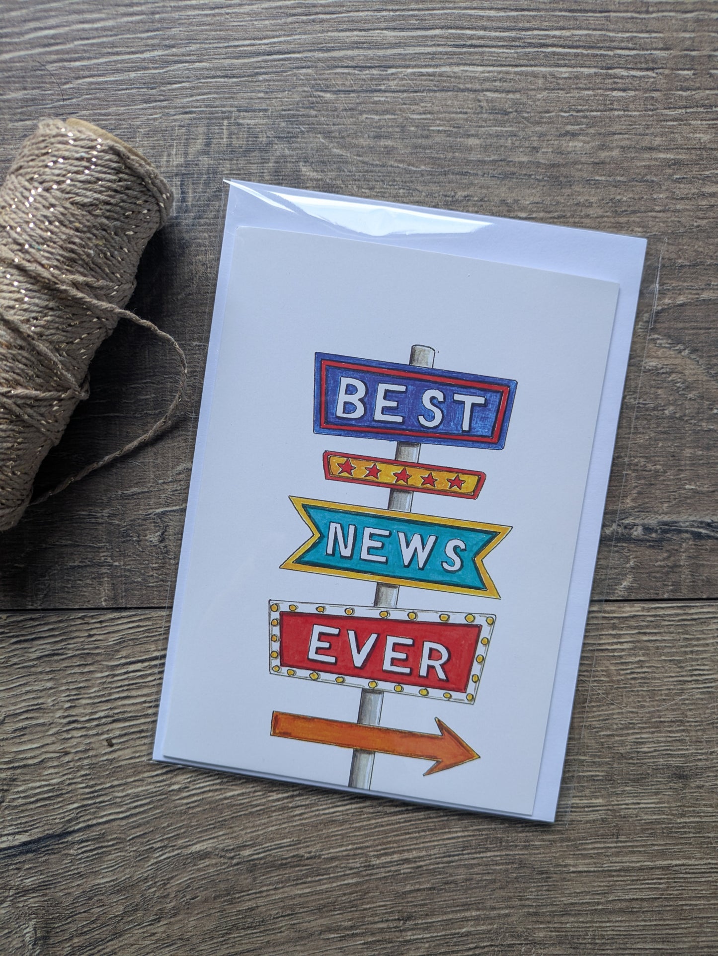 Greeting card, Best news ever