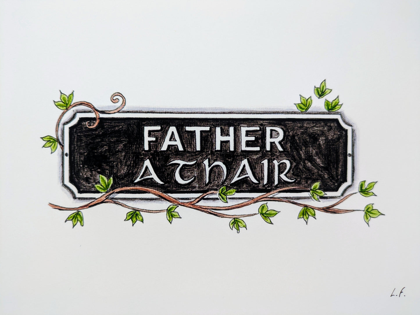 A5 Art Print, Father