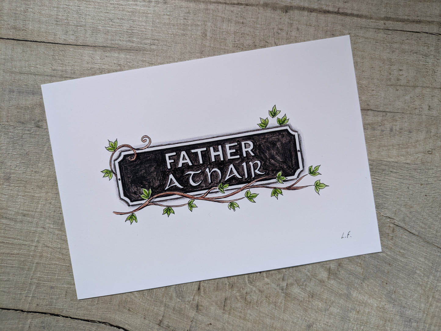 A5 Art Print, Father