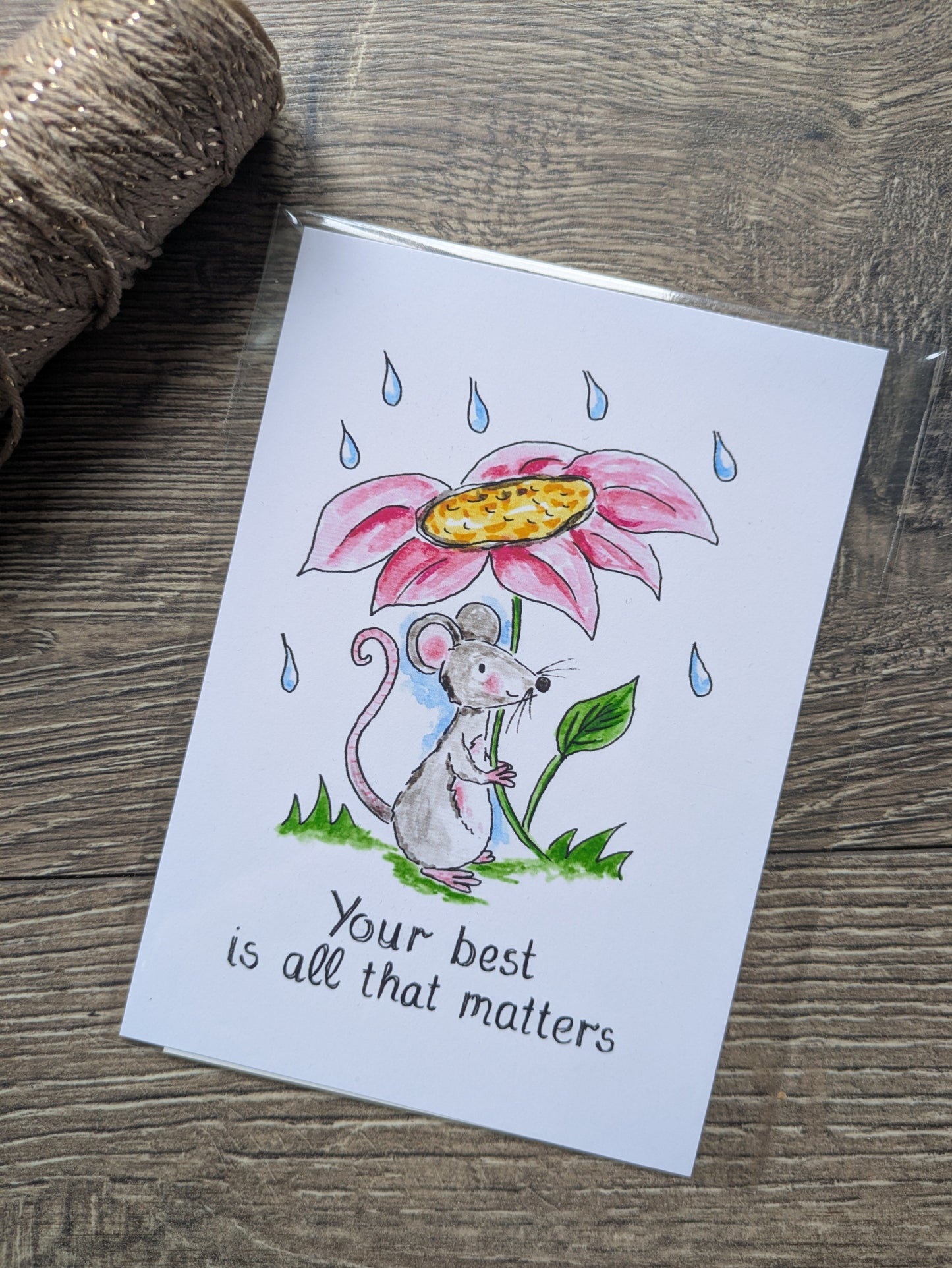 Affirmation Card (Collection 2), Your best is all that matters