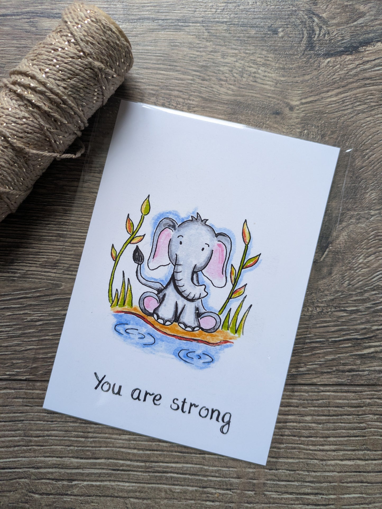 Affirmation Card, You are Strong