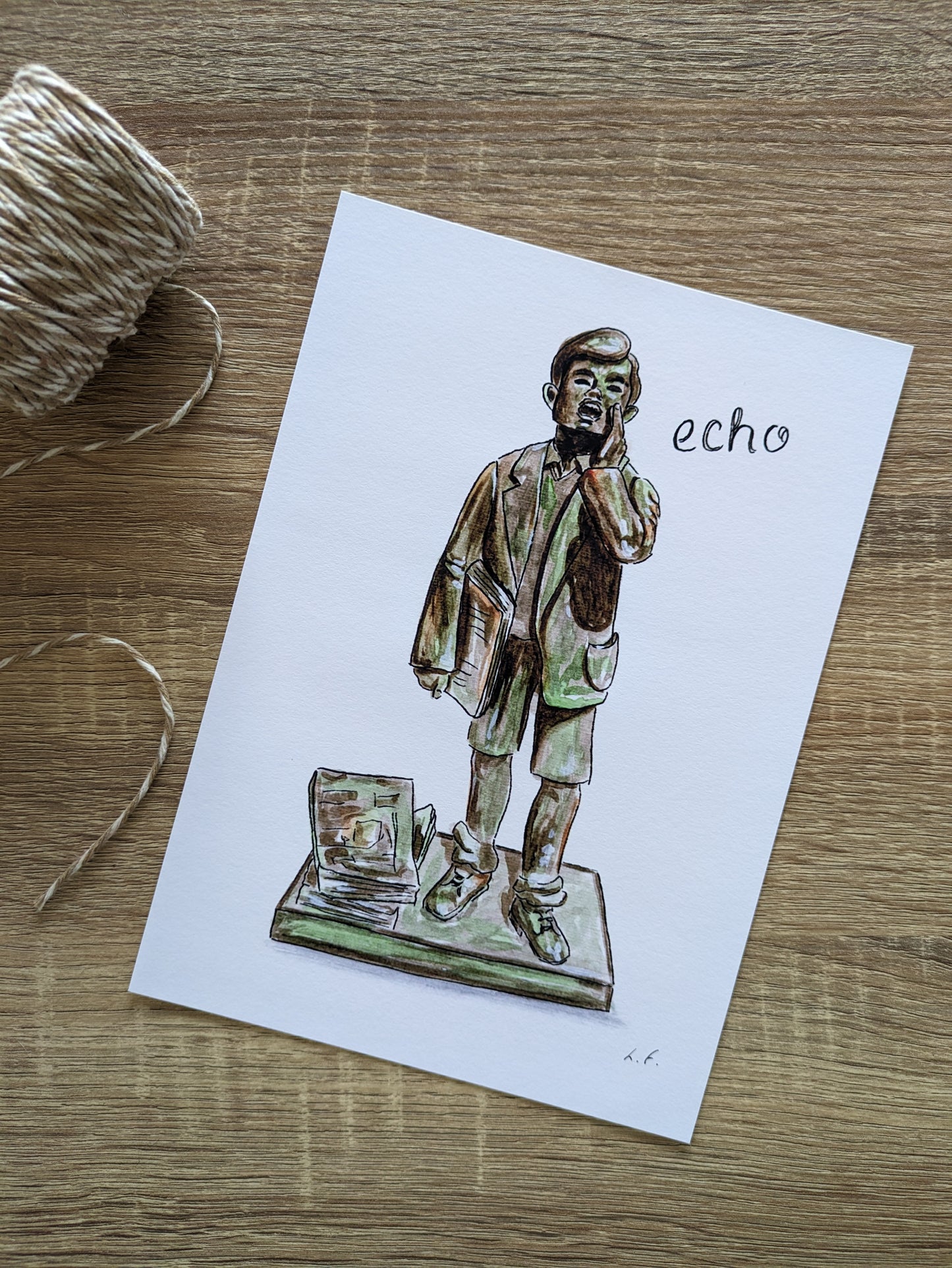 A5 Art Print, Echo Boy