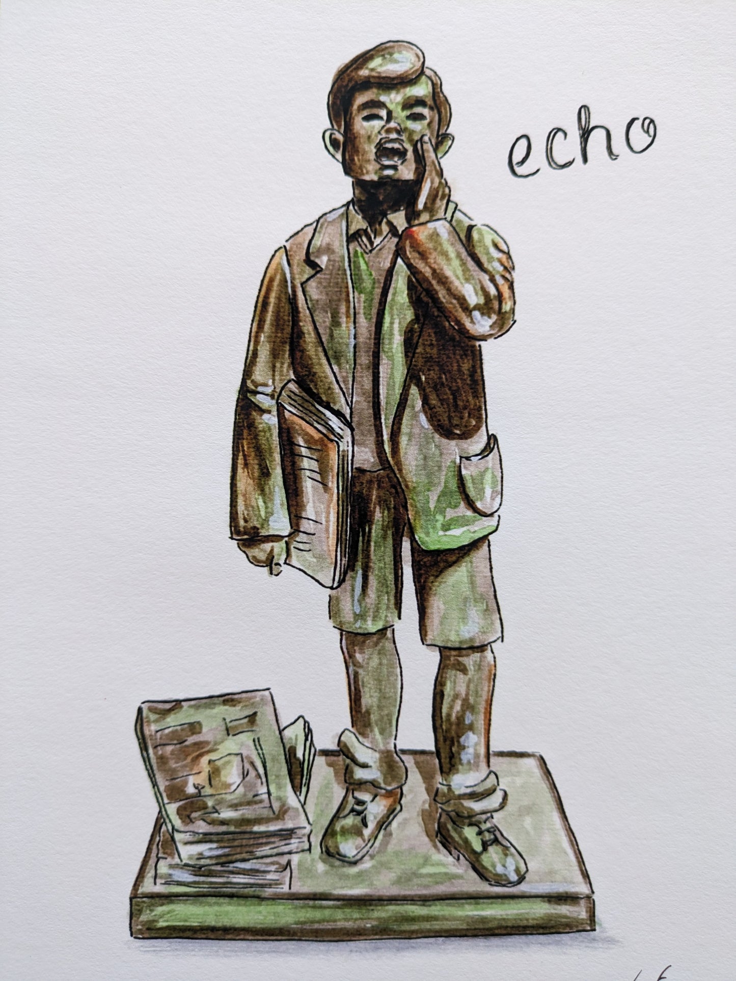 A5 Art Print, Echo Boy