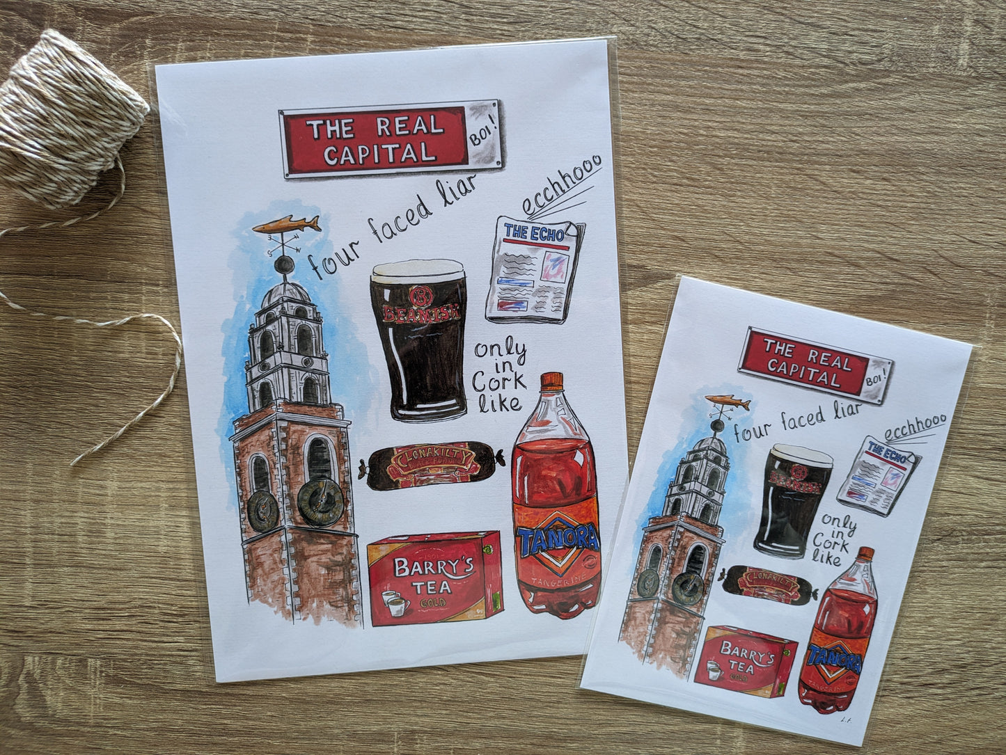 A4/A5 Art Print, The Real Capital