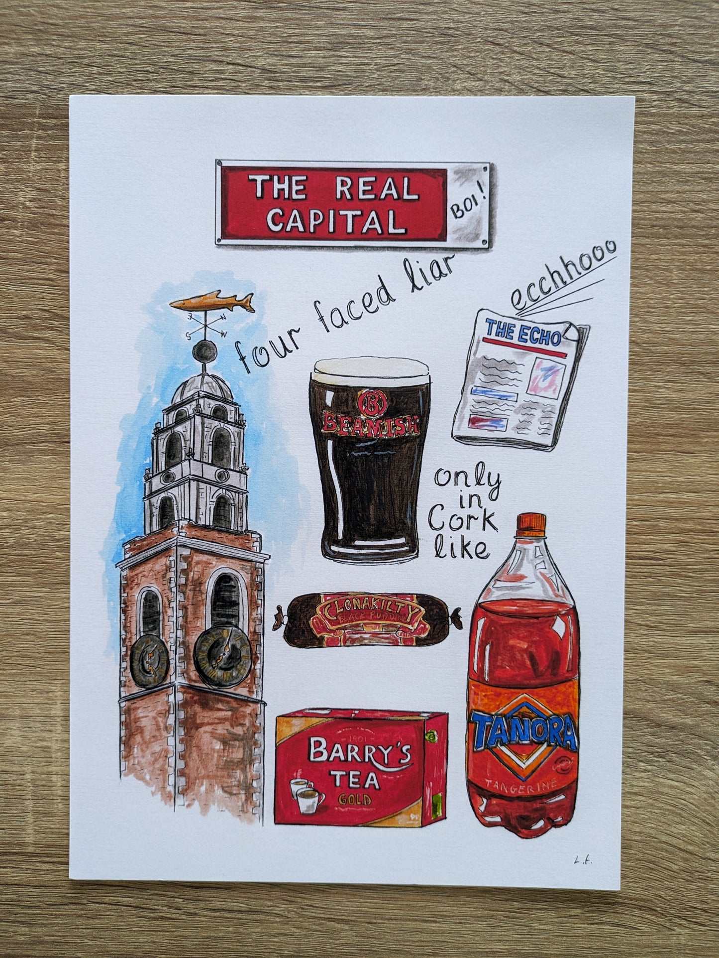 A4/A5 Art Print, The Real Capital
