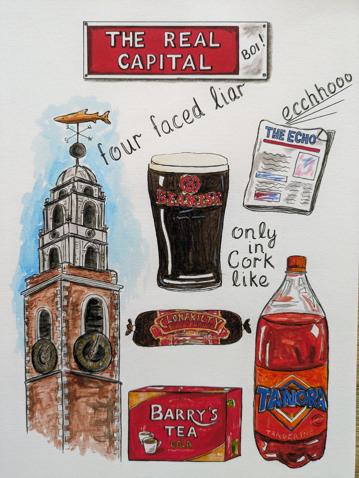 A4/A5 Art Print, The Real Capital