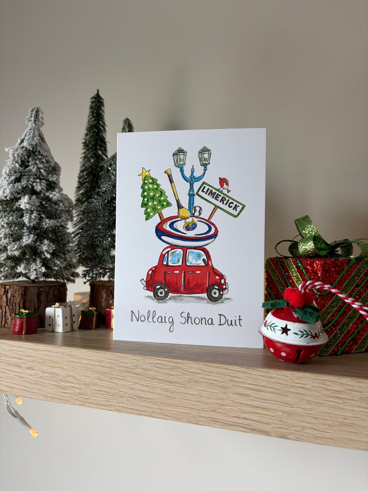 1.3 Limerick Christmas cards, 4 pack