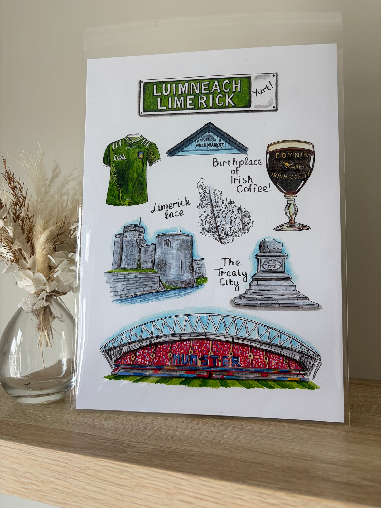 A4/A5 Art print, Limerick