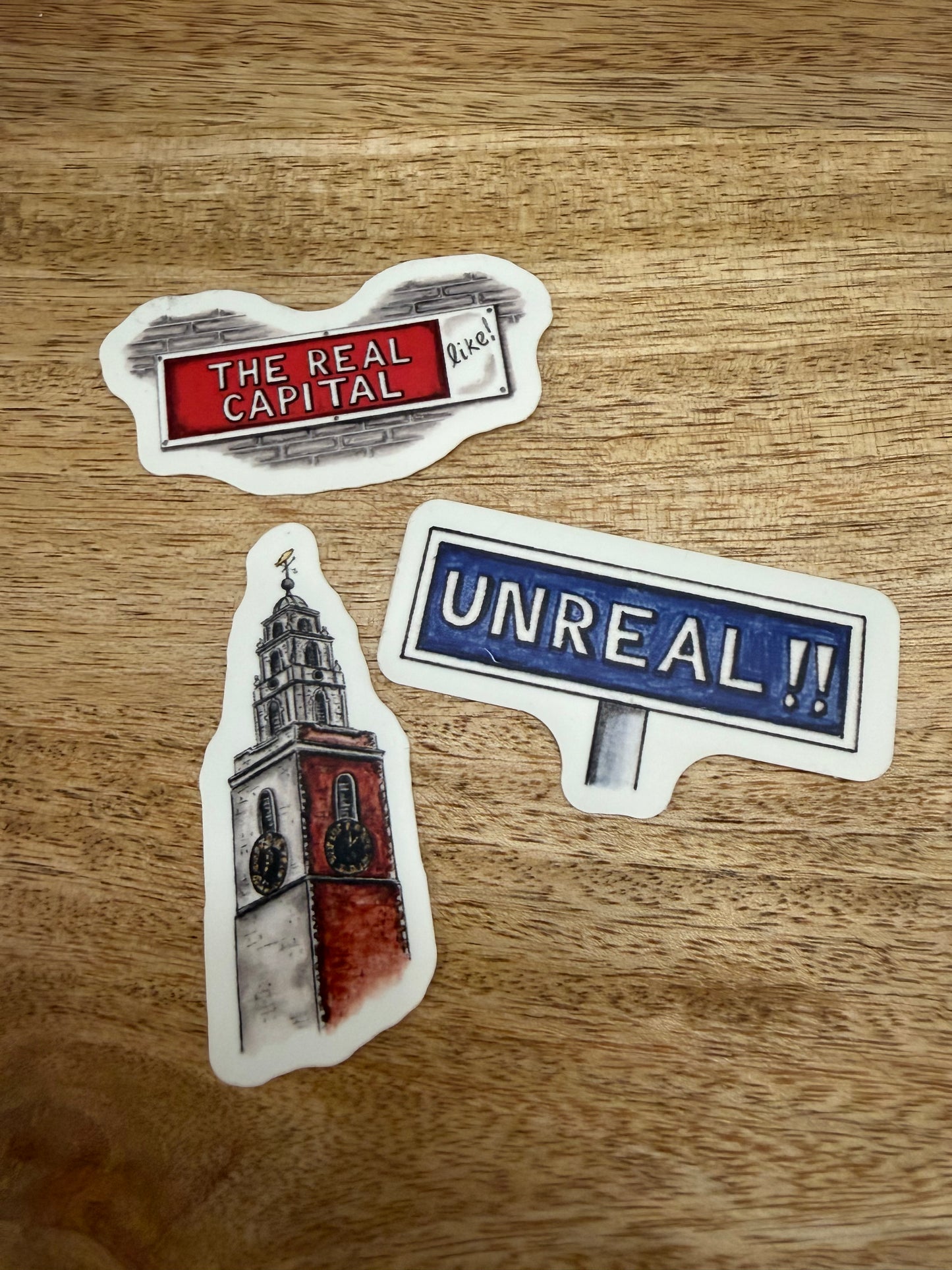 Cork stickers collection 2, 3 pack