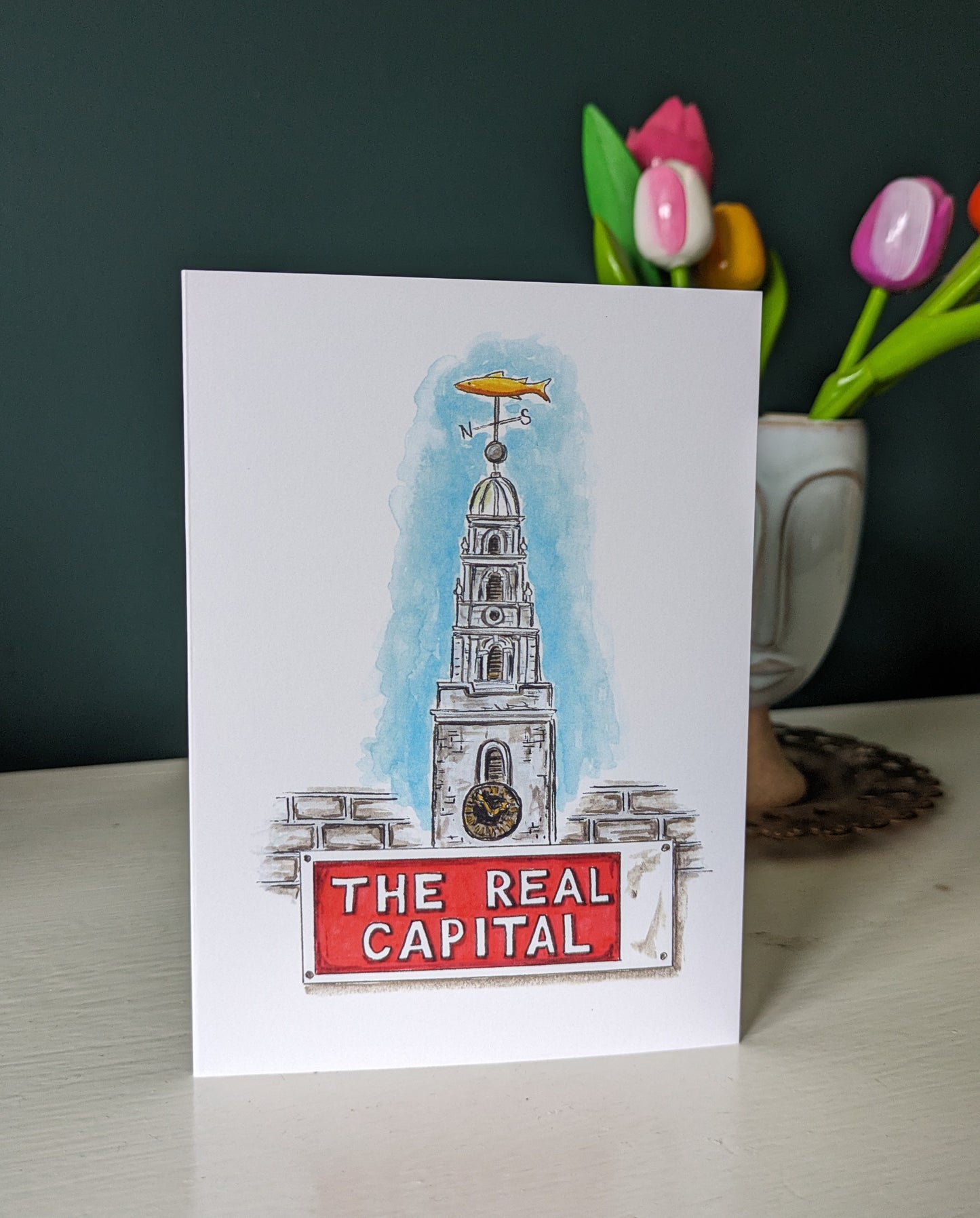 Greeting Card, The Real Capital