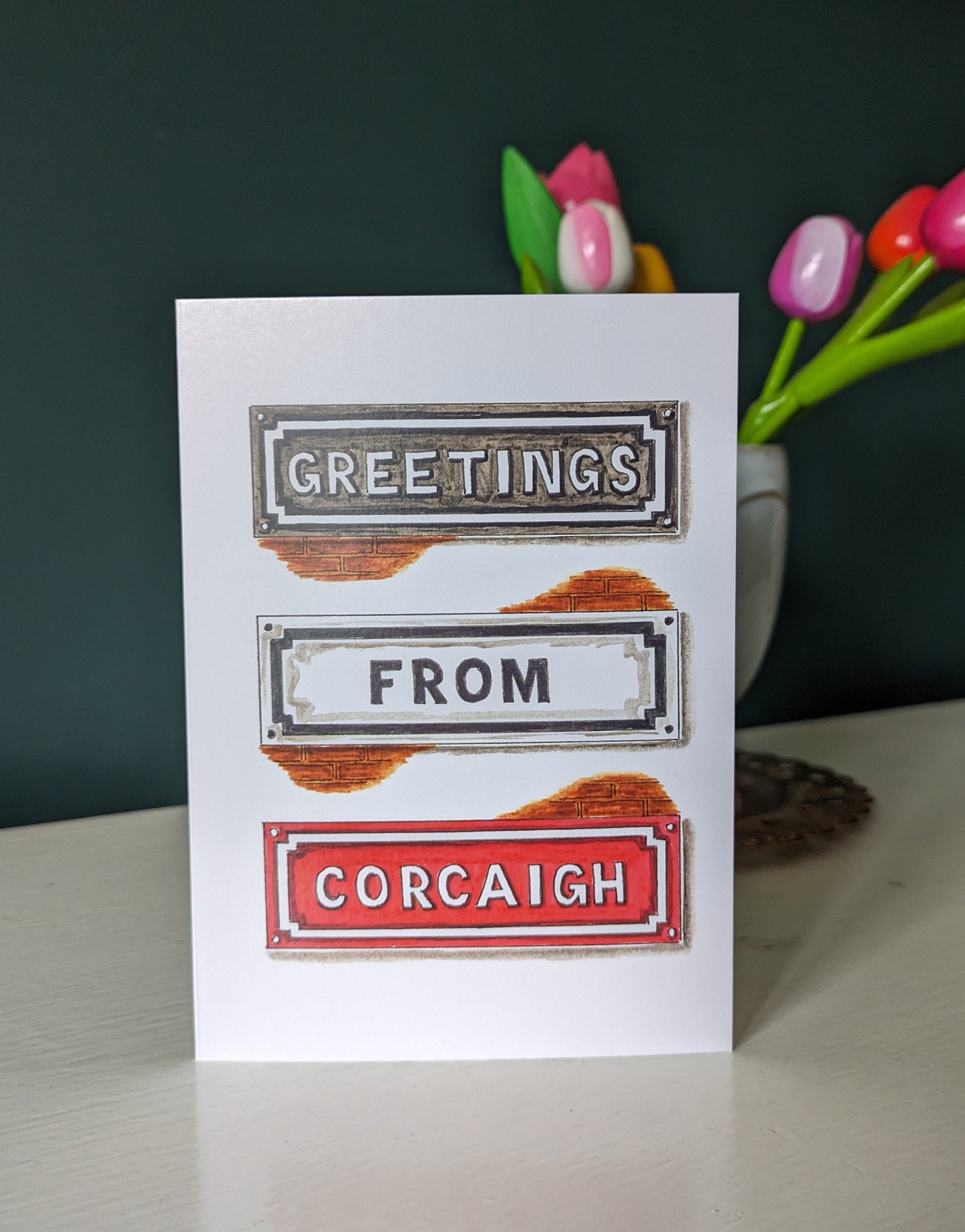 Greeting Card, Greetings from Corcaigh