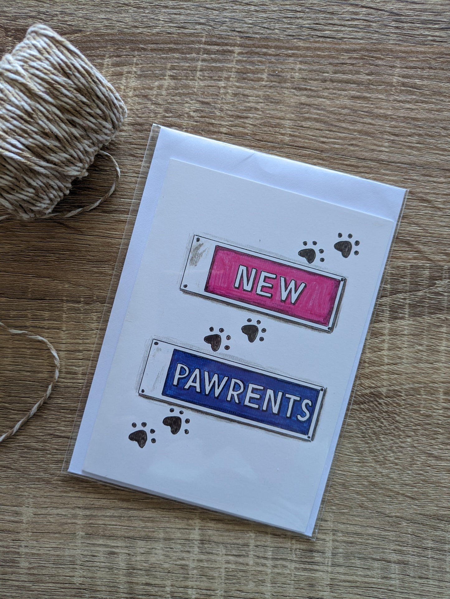 Greeting Card, New Pawrents