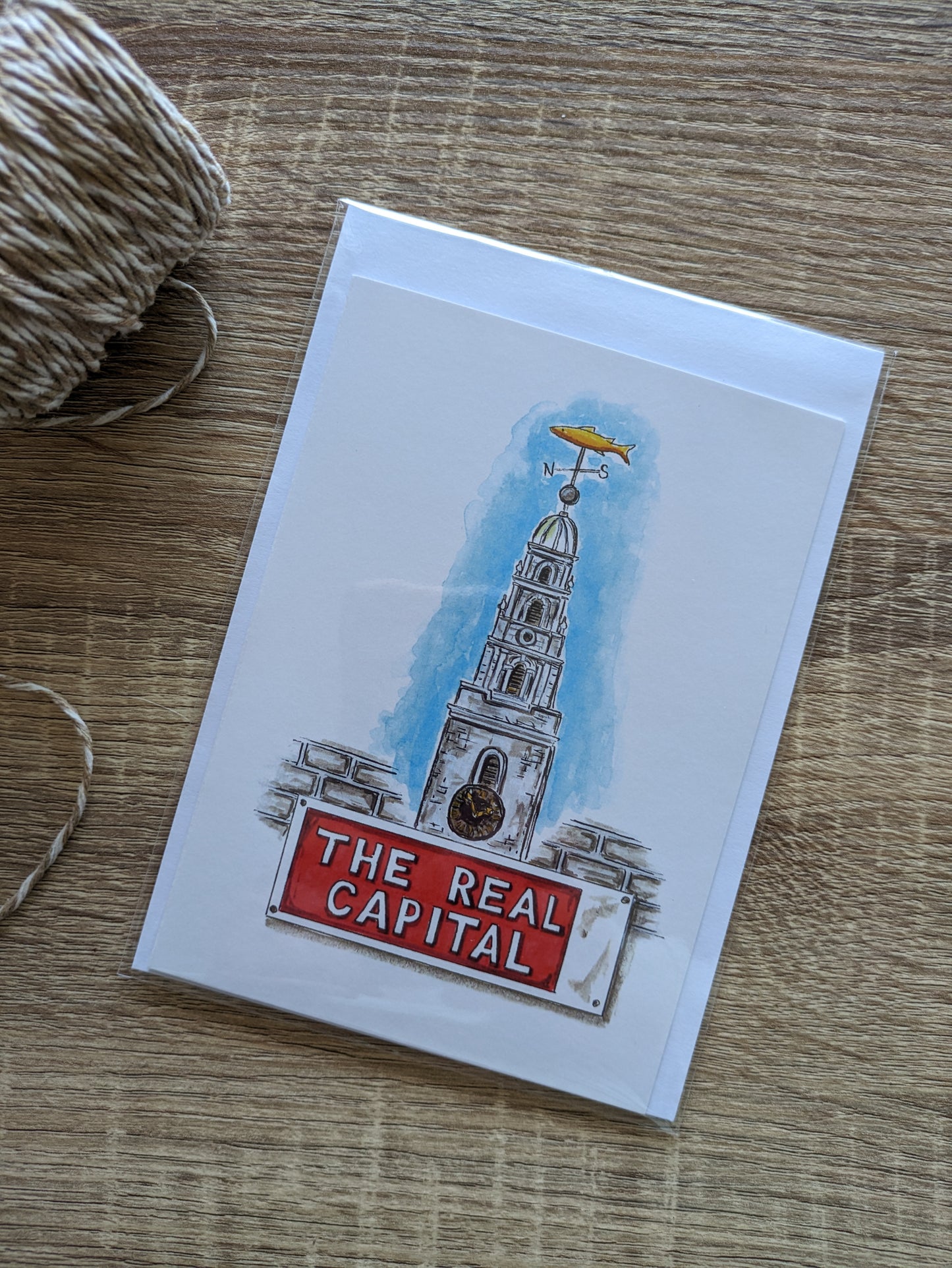 Greeting Card, The Real Capital