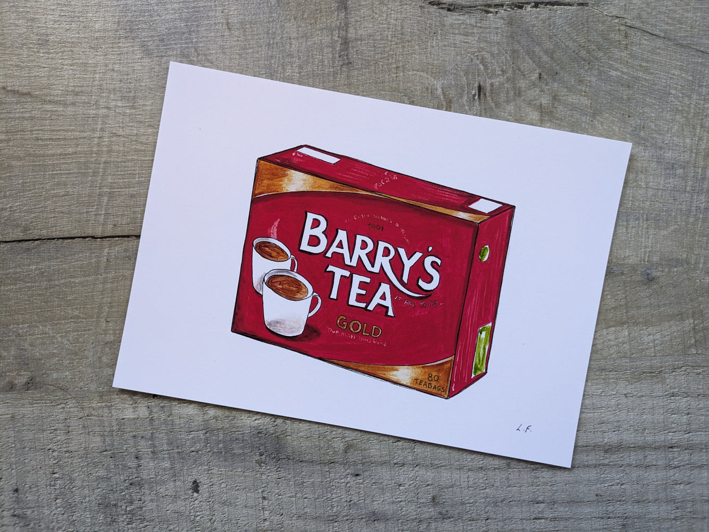 Print, Barry's Tea