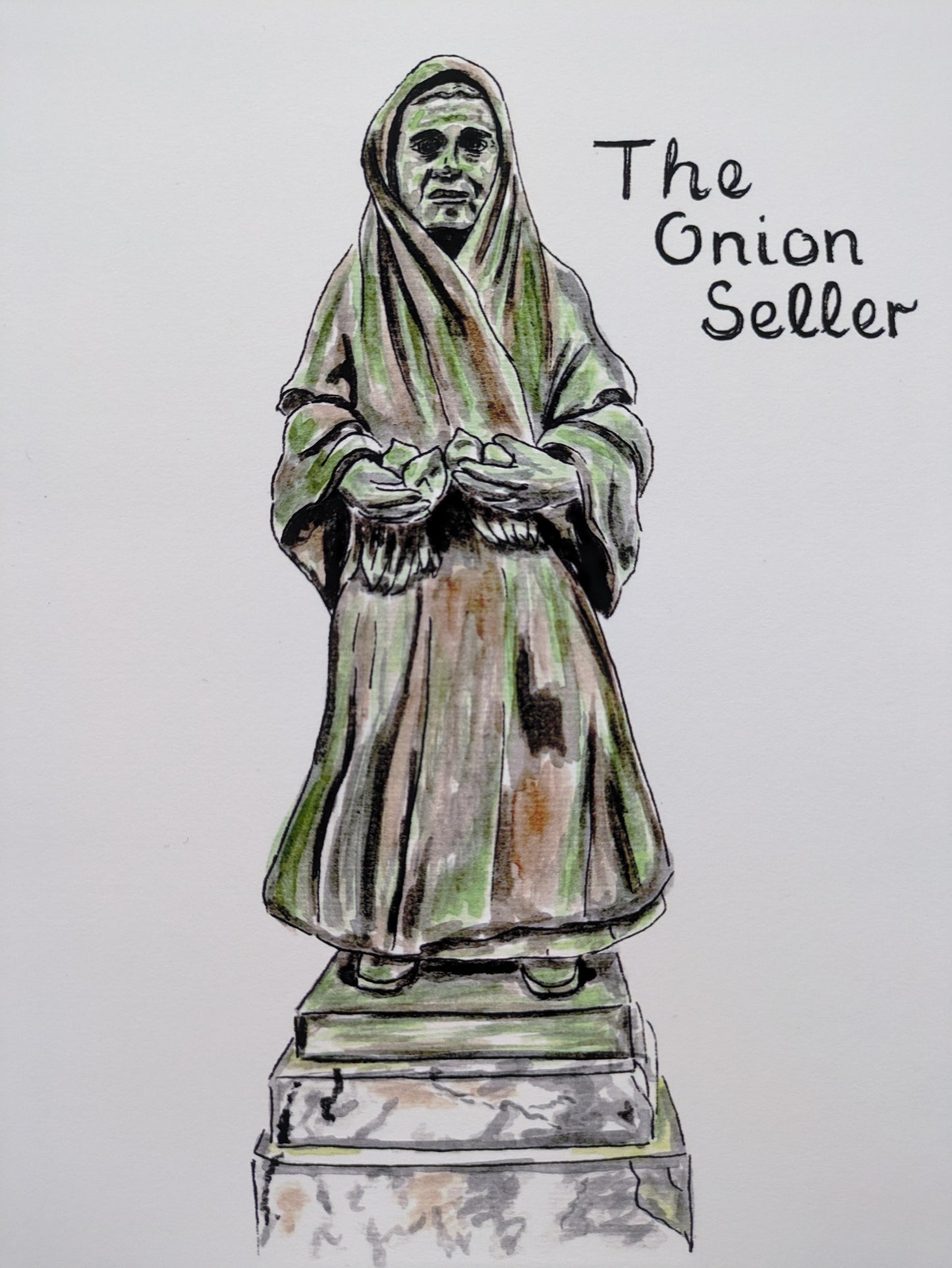 Print, The Onion Seller