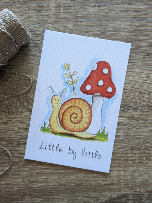 Affirmation Card (Collection 2), Little by little