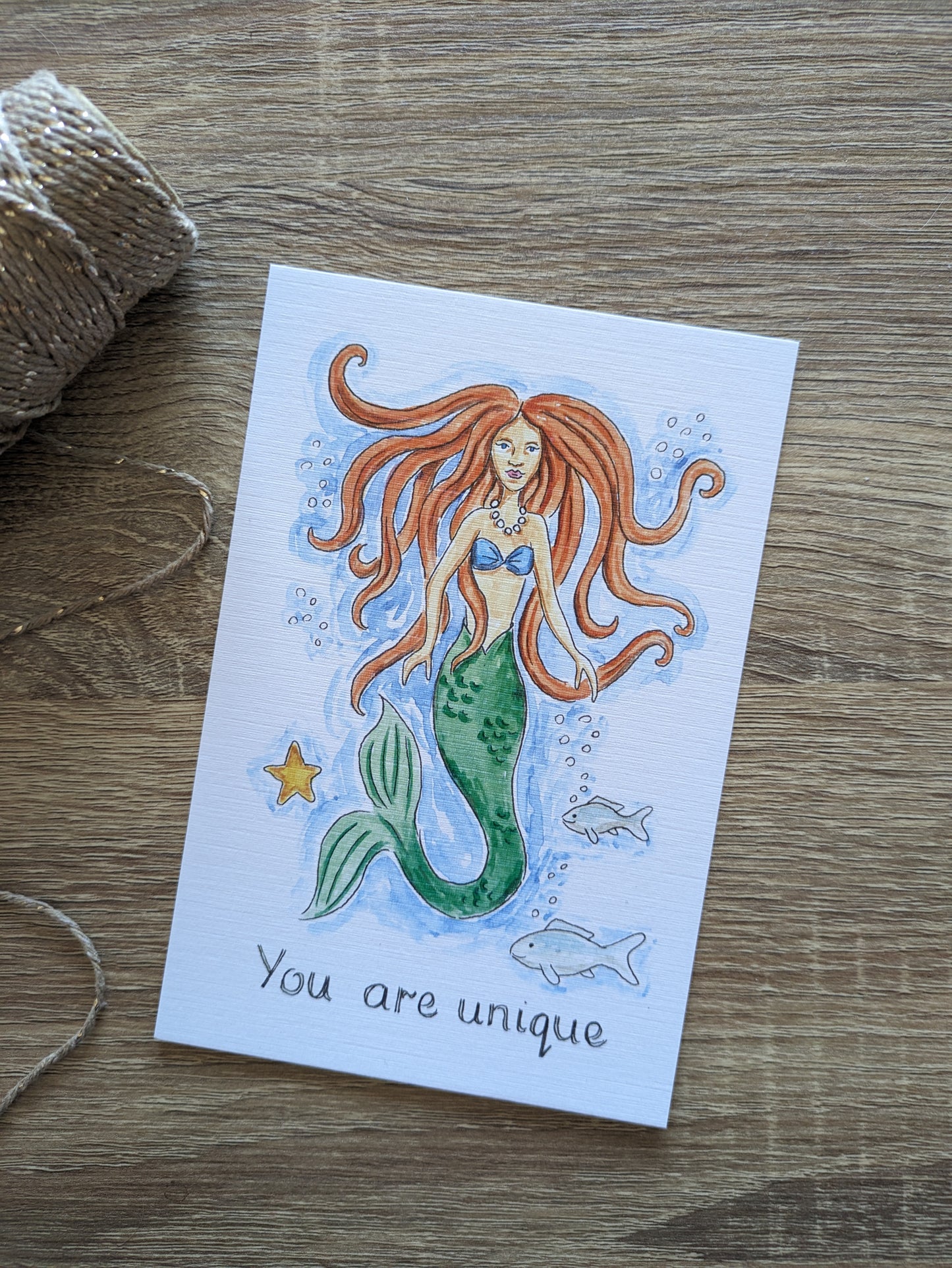 Affirmation Card (Collection 2), You are unique