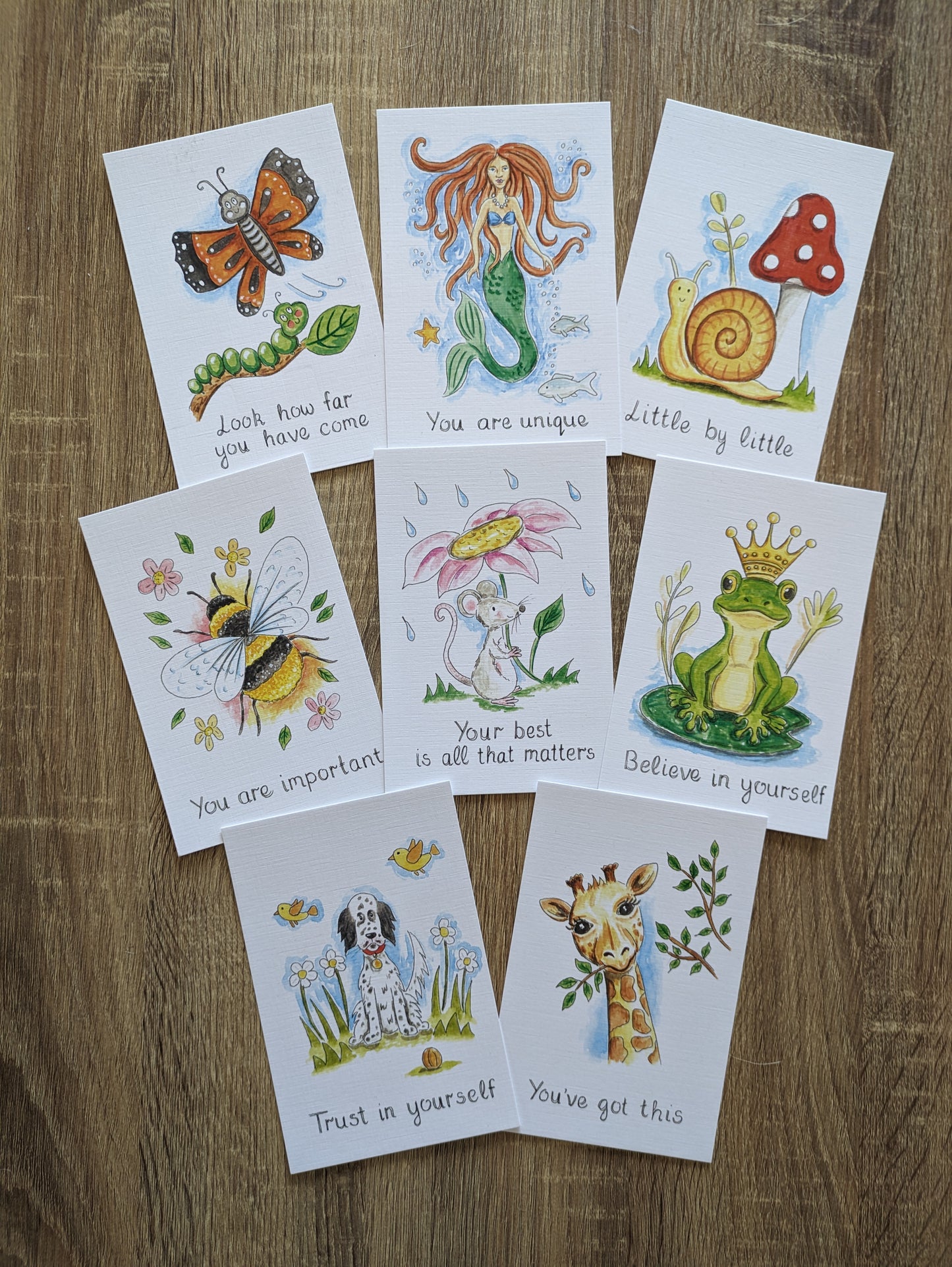 Affirmation Cards (Collection 2), Bundle of 8 designs