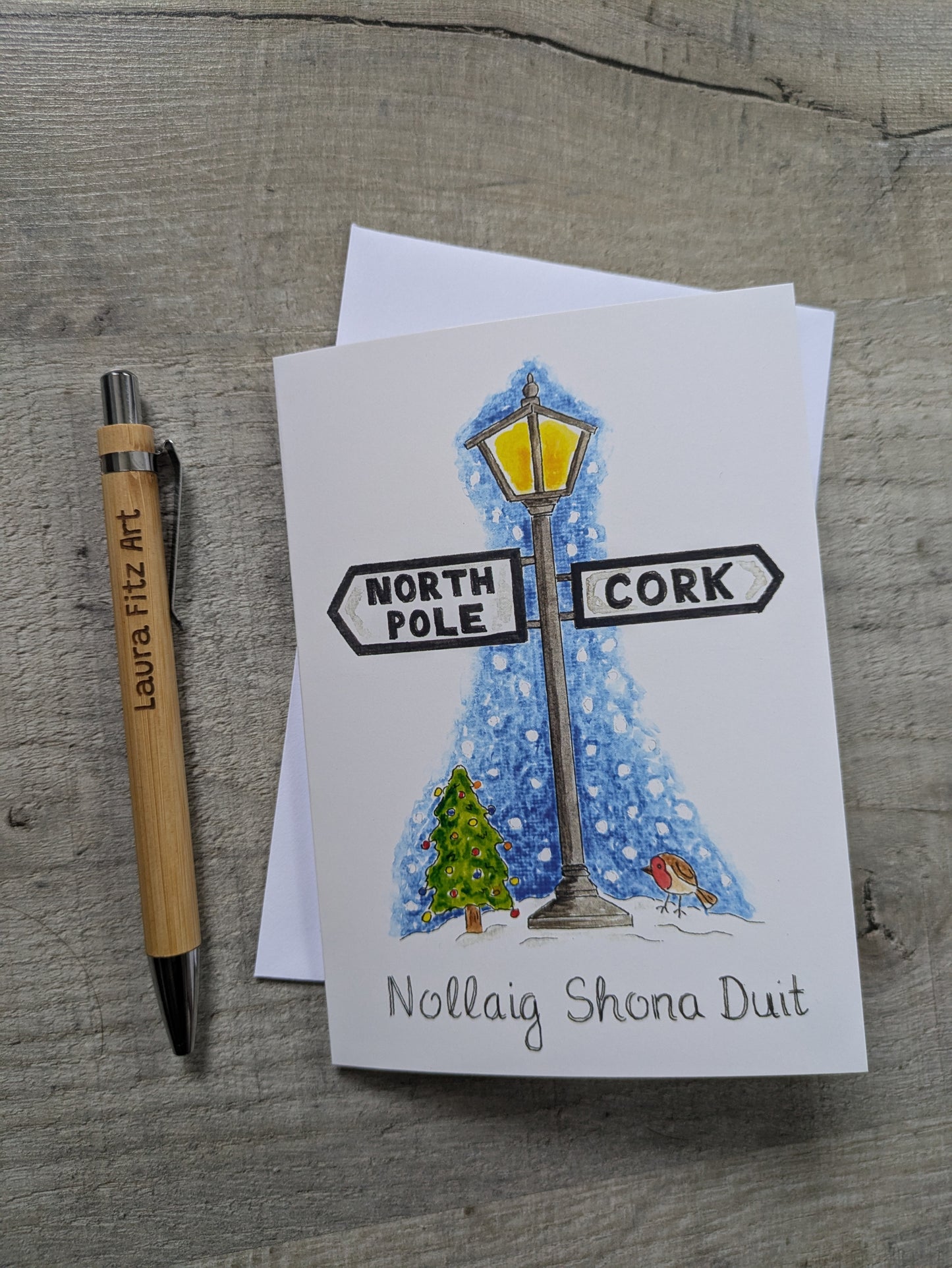 Christmas card, North Pole/Cork