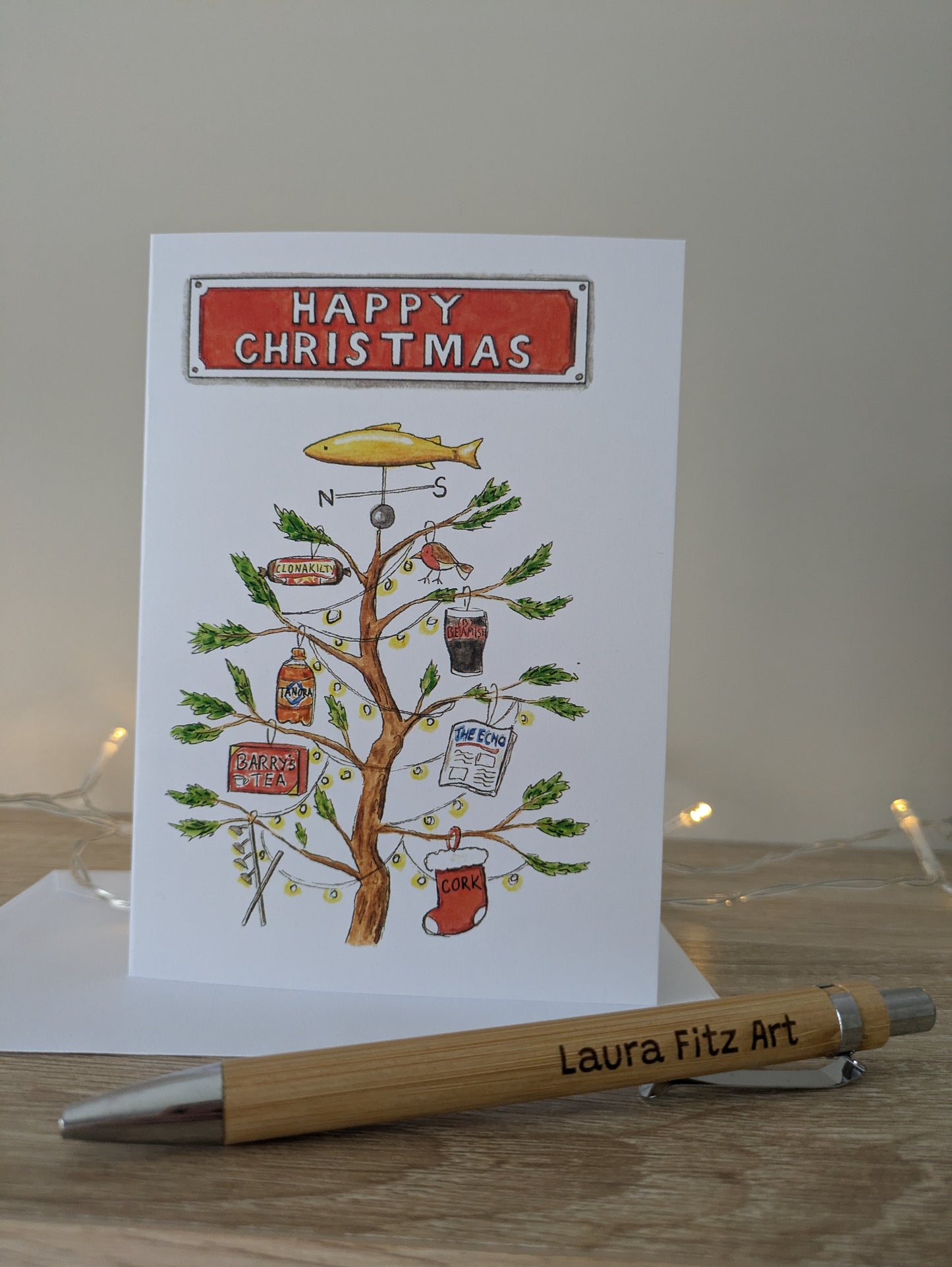 Christmas card, Cork faves