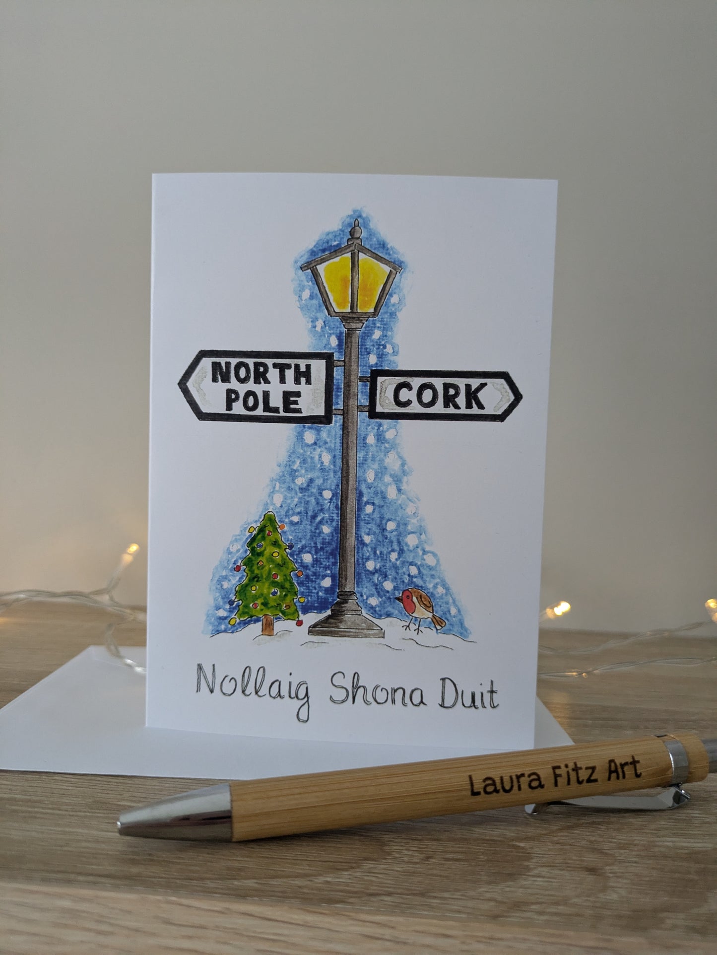 Christmas card, North Pole/Cork