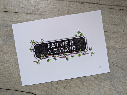 A5 Art Print, Father