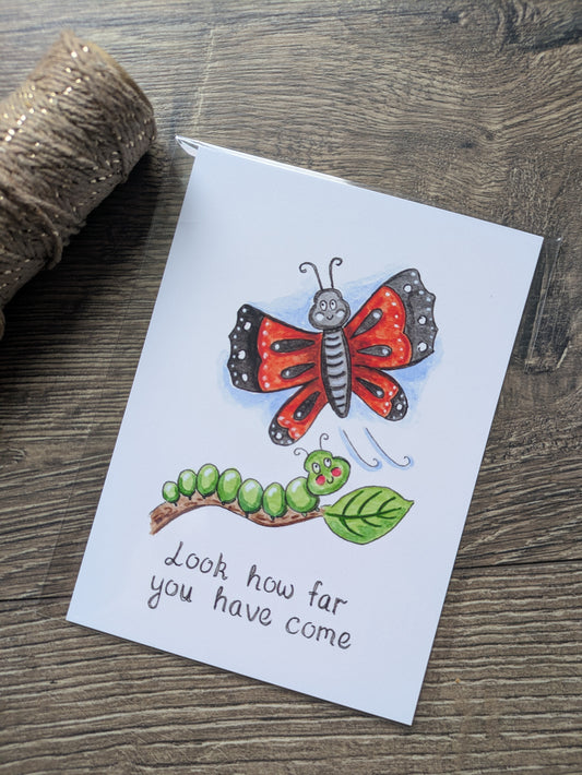 Affirmation Card (Collection 2), Look how far you have come