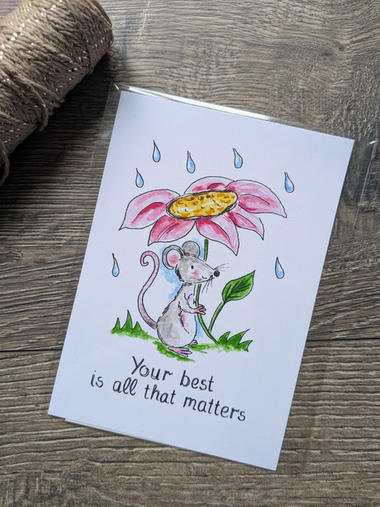 Affirmation Card (Collection 2), Your best is all that matters