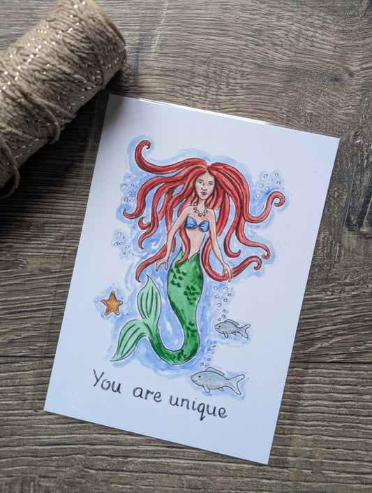 Affirmation Card (Collection 2), You are unique