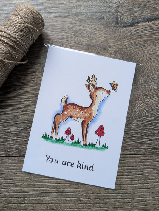 Affirmation Card, You are Kind