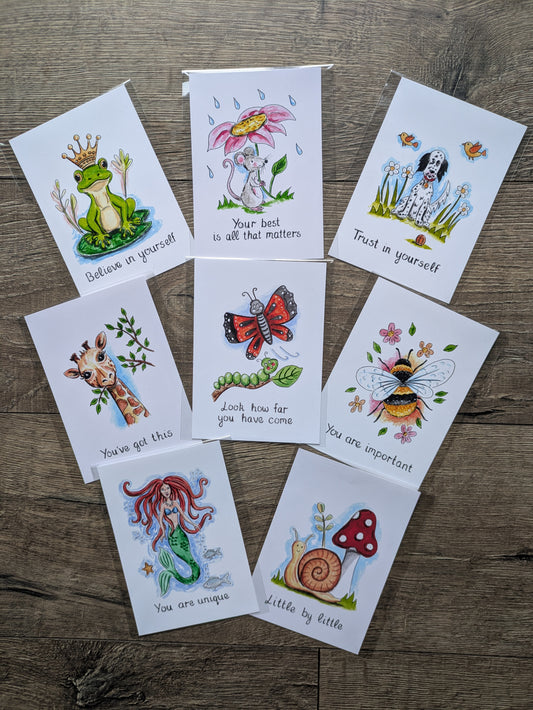 Affirmation Cards (Collection 2), Bundle of 8 designs