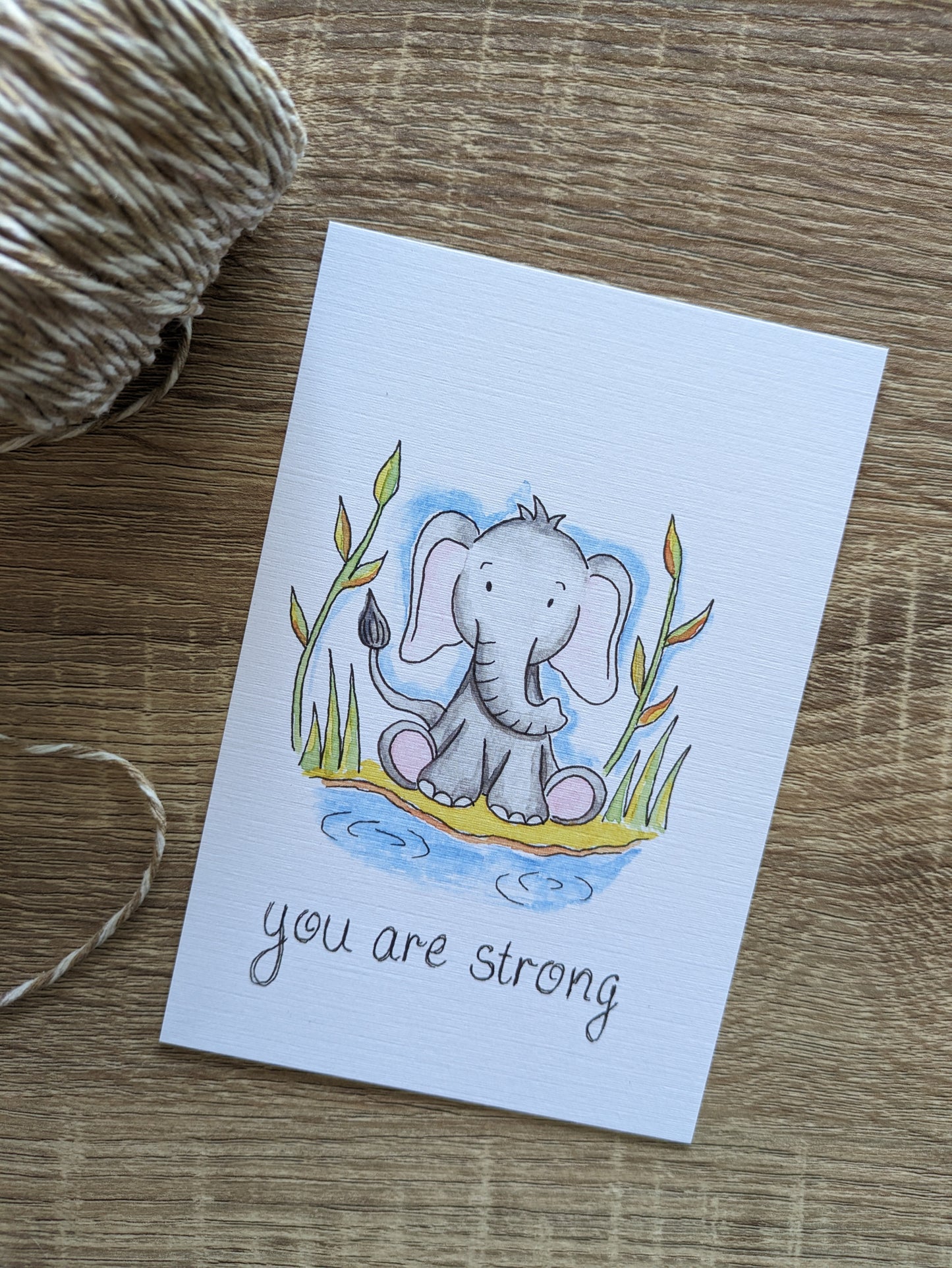 Affirmation Card, You are Strong